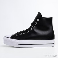 Converse Chuck Taylor All-Star Lift Hi Black Leather (Premium)